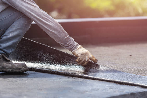 Professional Waterproofing technician working in Howe, IN